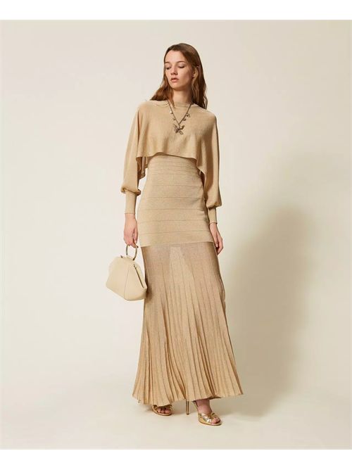 Abito lungo in maglia con lurex TWINSET | TP3123/13372